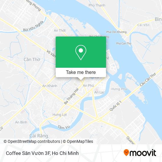 Coffee Sân Vườn 3F map
