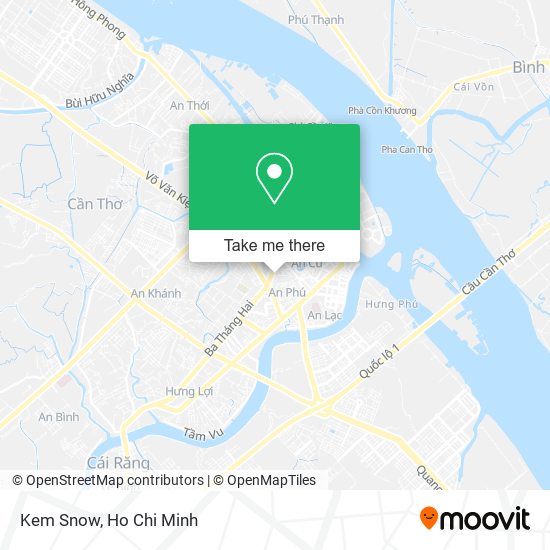 Kem Snow map