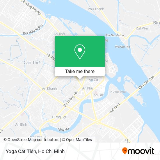 Yoga Cát Tiên map