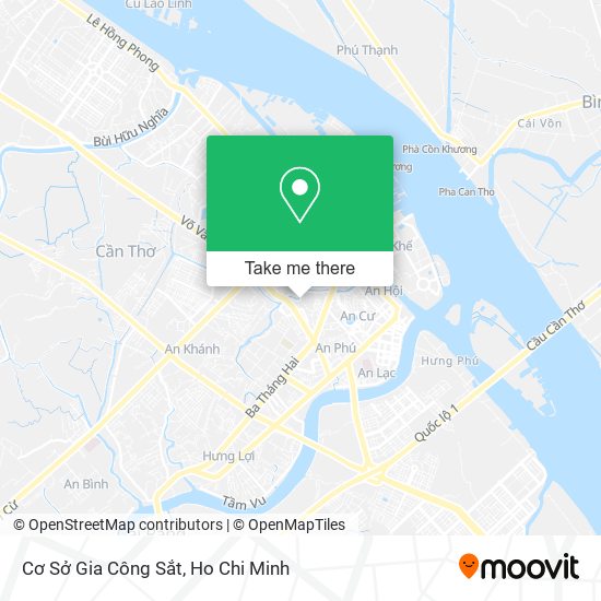 Cơ Sở Gia Công Sắt map