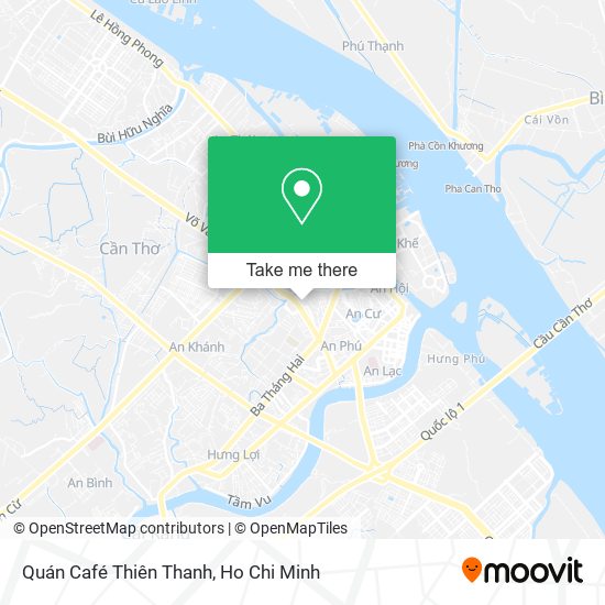 Quán Café Thiên Thanh map