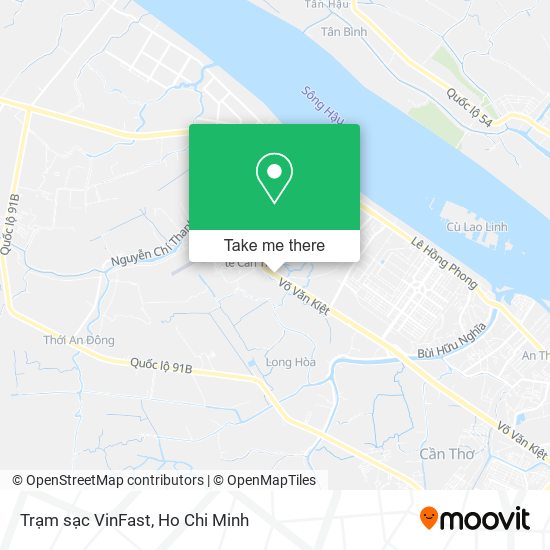 Trạm sạc VinFast map