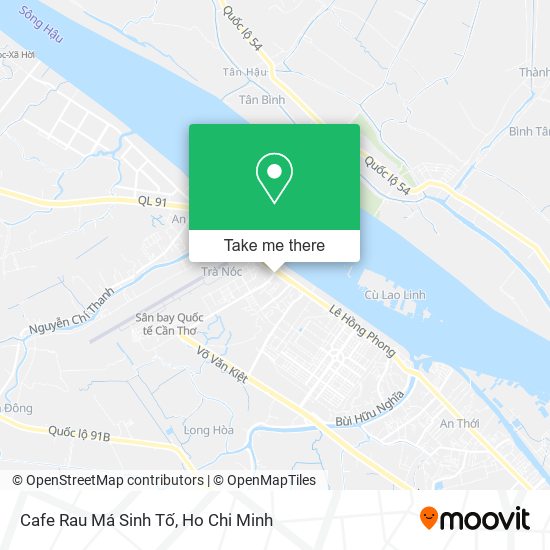 Cafe Rau Má Sinh Tố map