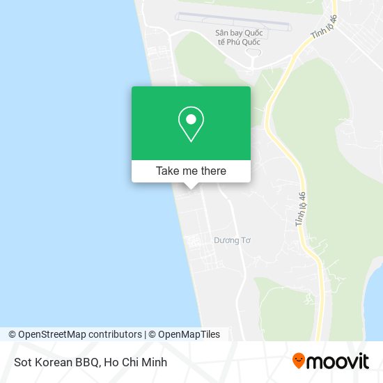 Sot Korean BBQ map