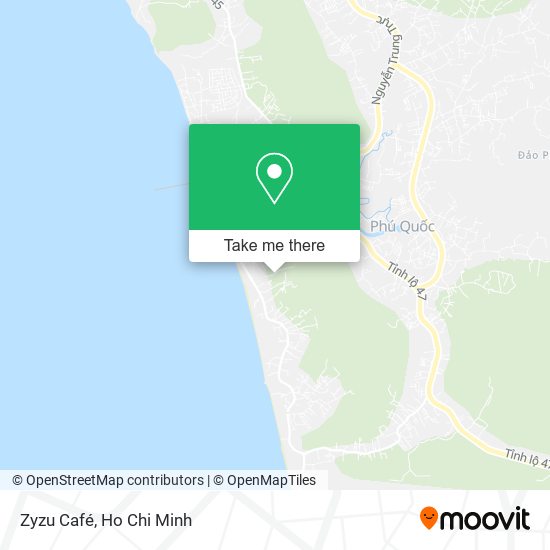 Zyzu Café map