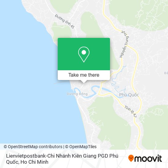 Lienvietpostbank-Chi Nhánh Kiên Giang PGD Phú Quốc map