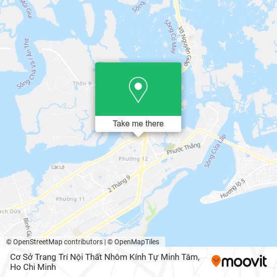 Cơ Sở Trang Trí Nội Thất Nhôm Kính Tự Minh Tâm map