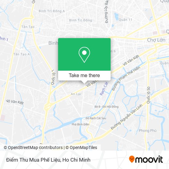 Điểm Thu Mua Phế Liệu map
