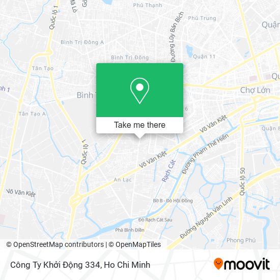 Công Ty Khởi Động 334 map