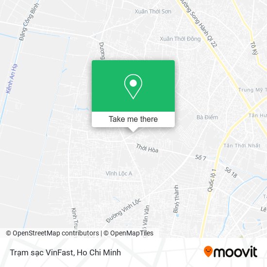 Trạm sạc VinFast map