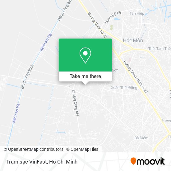 Trạm sạc VinFast map