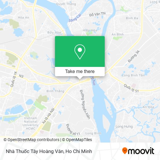 Nhà Thuốc Tây Hoàng Vân map