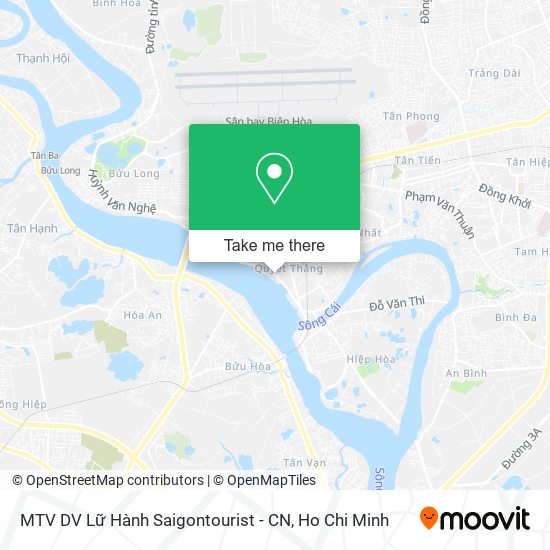 MTV DV Lữ Hành Saigontourist - CN map