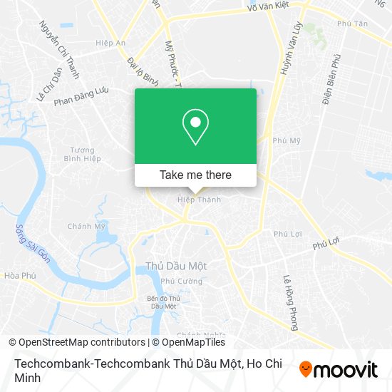 Techcombank-Techcombank Thủ Dầu Một map