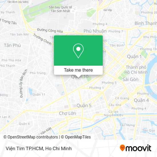 Viện Tim TP.HCM map