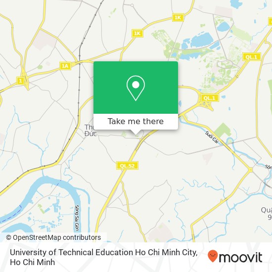 University of Technical Education Ho Chi Minh City map