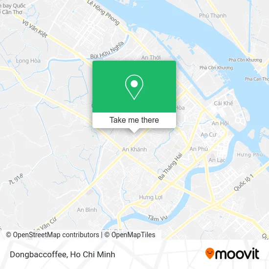 Dongbaccoffee map