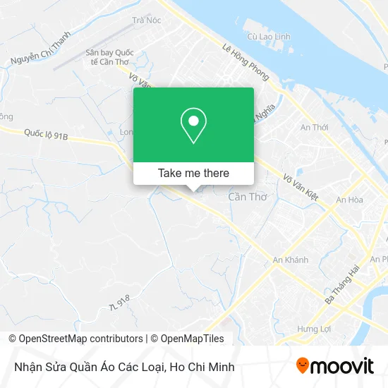 Nhận Sửa Quần Áo Các Loại map