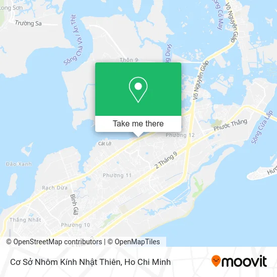 Cơ Sở Nhôm Kính Nhật Thiên map