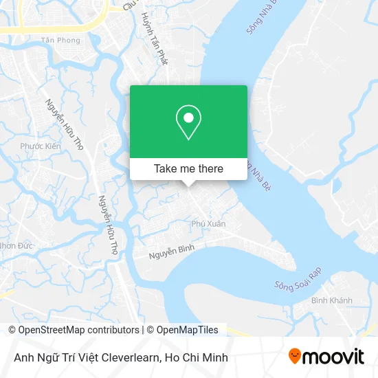 Anh Ngữ Trí Việt Cleverlearn map
