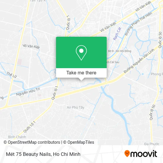 Mét 75 Beauty Nails map