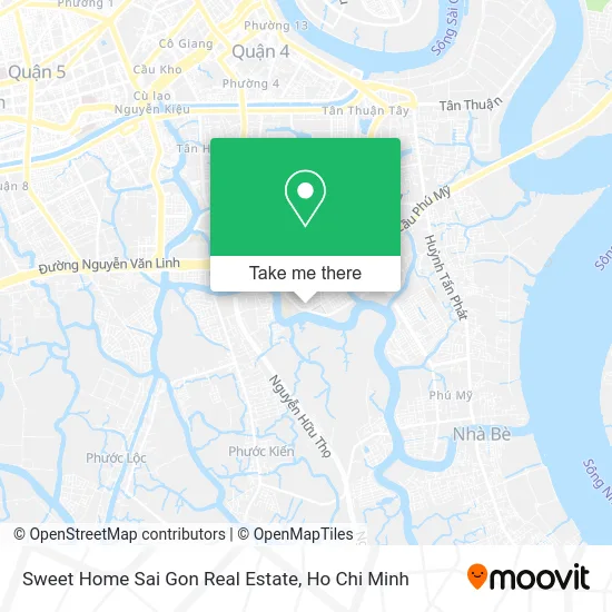Sweet Home Sai Gon Real Estate map