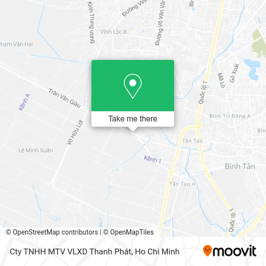 Cty TNHH MTV VLXD Thanh Phát map