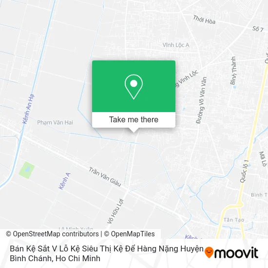 Bán Kệ Sắt V Lỗ Kệ Siêu Thị Kệ Để Hàng Nặng Huyện Bình Chánh map