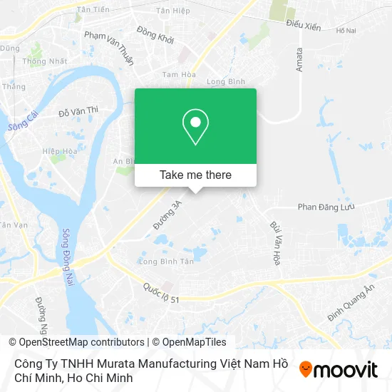 Công Ty TNHH Murata Manufacturing Việt Nam Hồ Chí Minh map
