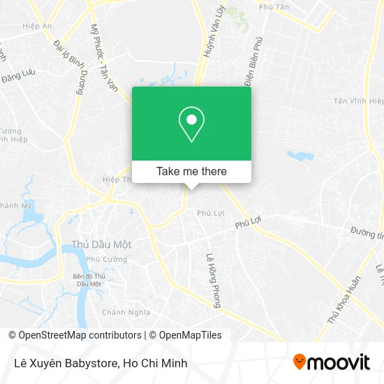 Lê Xuyên Babystore map