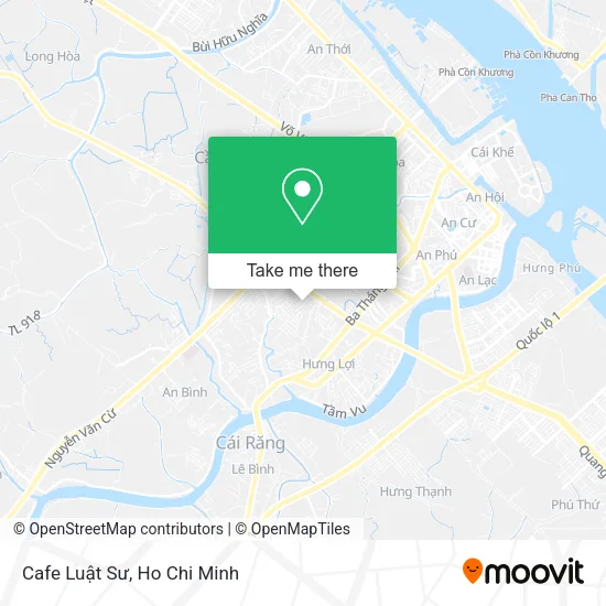 Cafe Luật Sư map