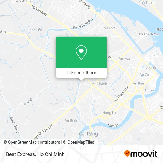 Best Express map