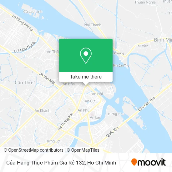 Của Hàng Thực Phẩm Giá Rẻ 132 map