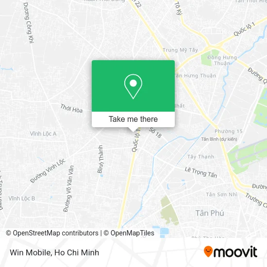 Win Mobile map