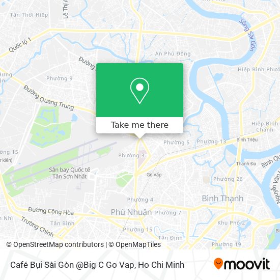 Café Bụi Sài Gòn @Big C Go Vap map