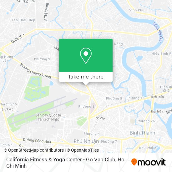 California Fitness & Yoga Center - Go Vap Club map