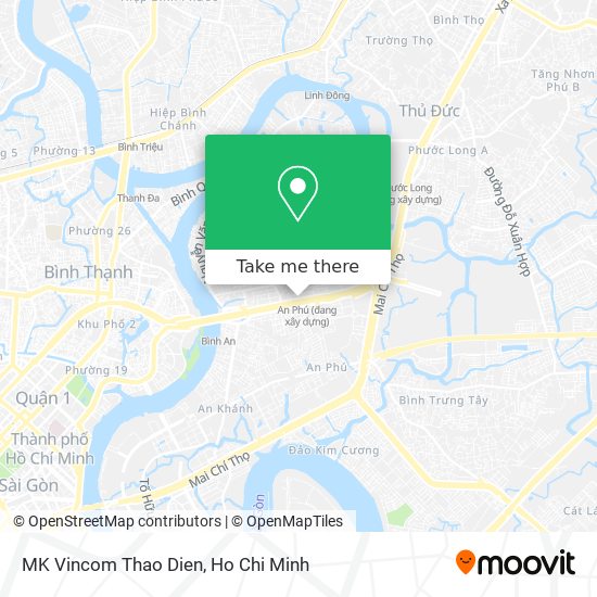 MK Vincom Thao Dien map