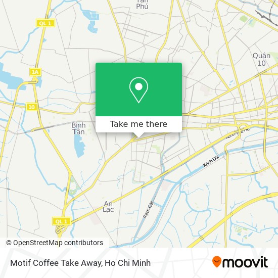 Motif Coffee Take Away map