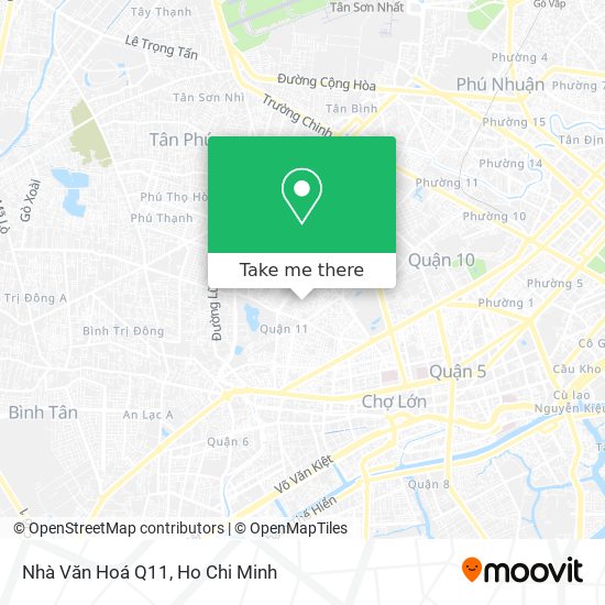 Nhà Văn Hoá Q11 map