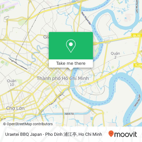 Uraetei BBQ Japan - Pho Dinh 浦江亭 map
