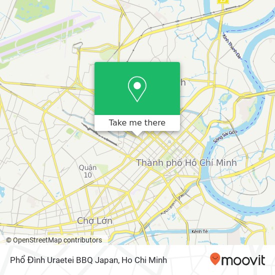 Phổ Đình Uraetei BBQ Japan map