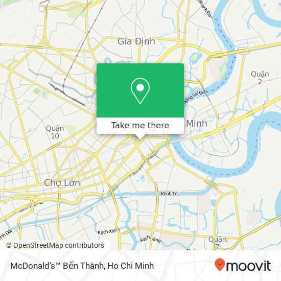 McDonald's™ Bến Thành map