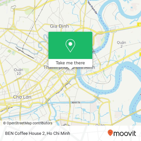 BEN Coffee House 2 map
