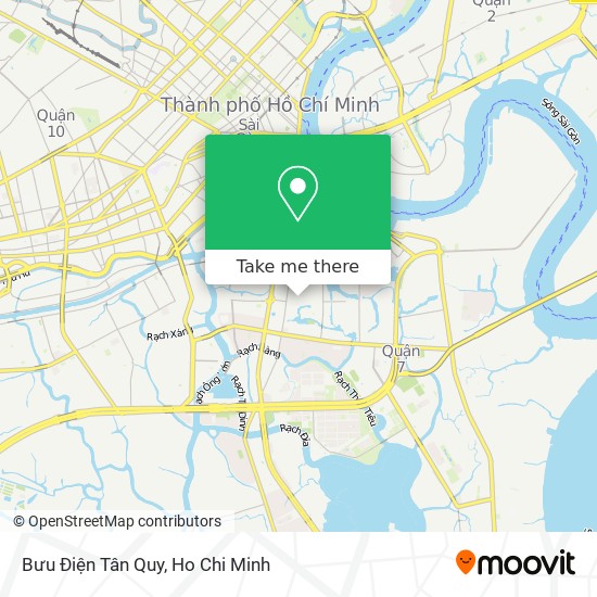 Bưu Điện Tân Quy map