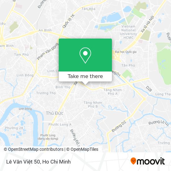 Lê Văn Việt 50 map