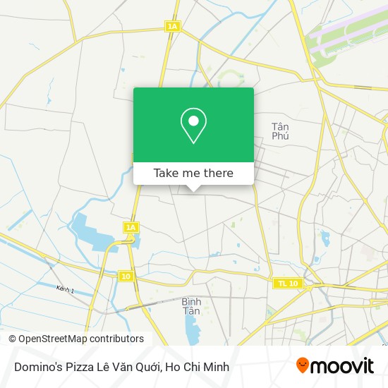 Domino's Pizza Lê Văn Quới map