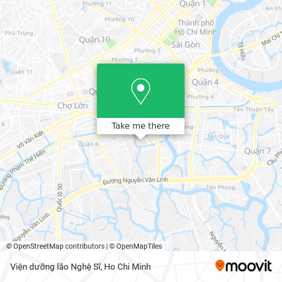 Viện dưỡng lão Nghệ Sĩ map