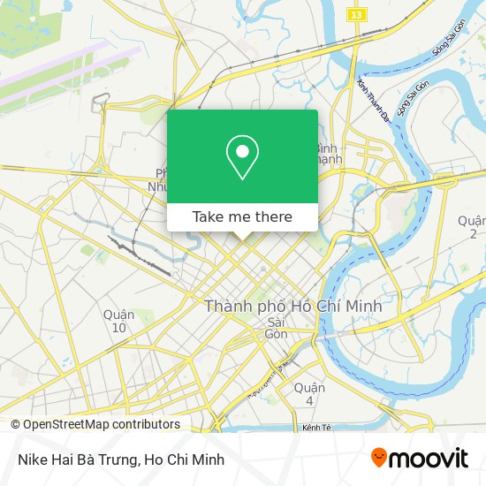 Nike Hai Bà Trưng map