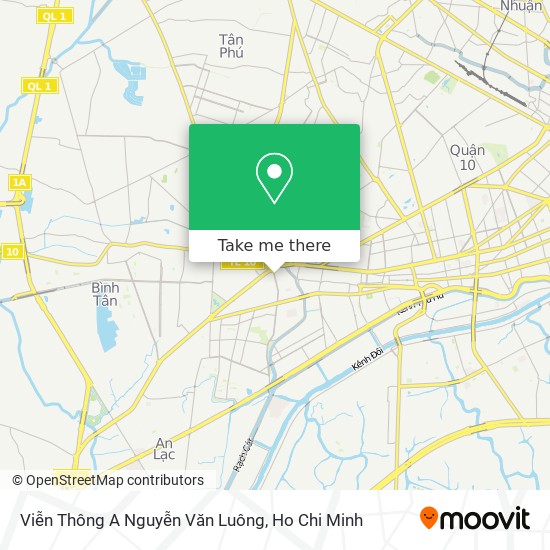 Viễn Thông A Nguyễn Văn Luông map