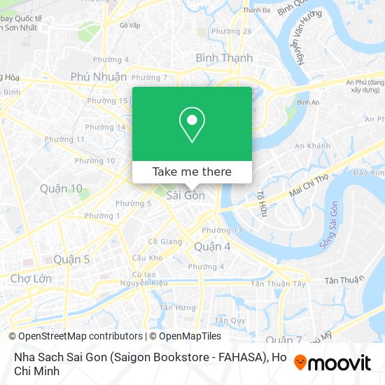 Nha Sach Sai Gon (Saigon Bookstore - FAHASA) map